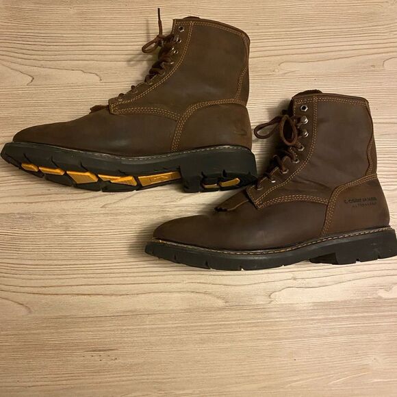 Rugged Brown Leather Boots for Men main image 2